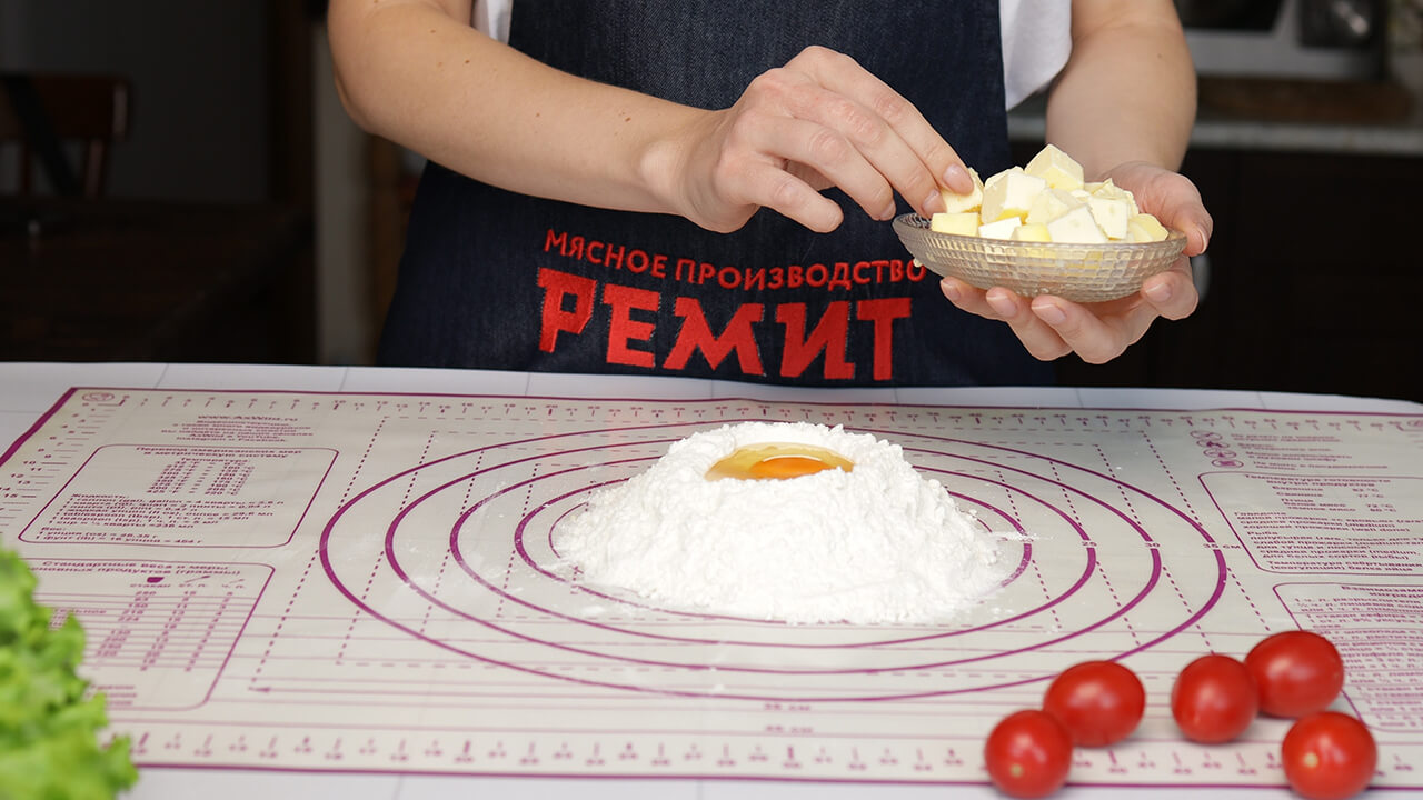 Рецепт: Готовим вкусный киш с колбасой Пепперони РЕМИТ