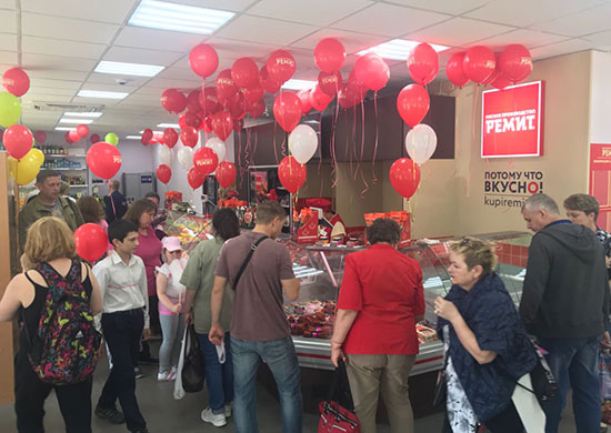 Открытие франчайзингового магазина «РЕМИТ. Вкусные колбасы» в Москве