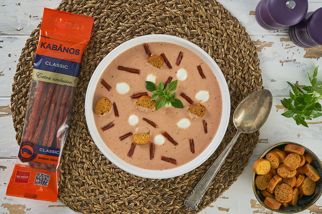 Летний йогуртовый суп с KABANOS - рецепт от Remit
