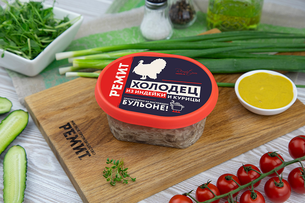 Холодец из индейки и курицы (400 гр.)
