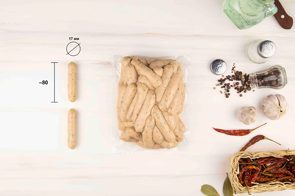 Колбаски для гриля Pollo замороженные