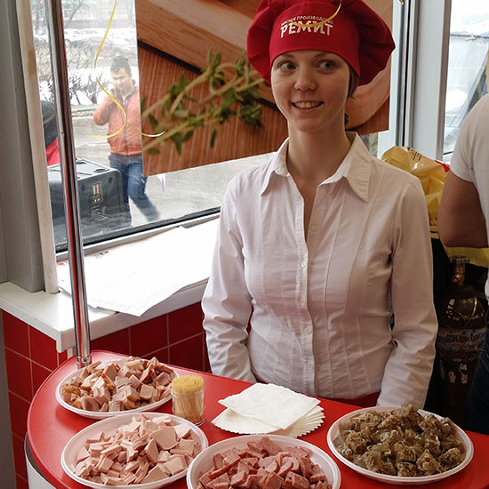 Открытие нового франчайзингового магазина «РЕМИТ. Вкусные колбасы» в Москве