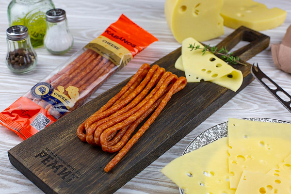 KABANOS Cheese сырокопченые колбаски от Ремит | Миниколбаски кабанос с ...